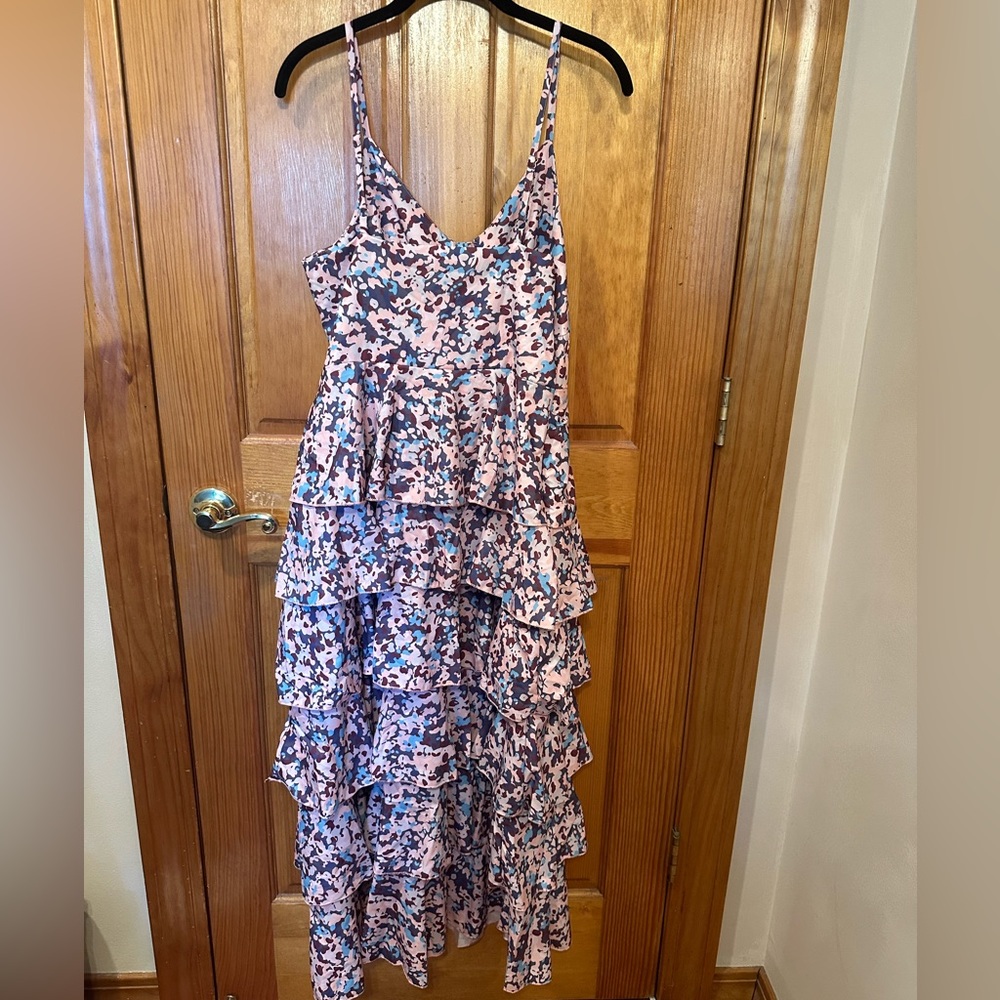 Ruffle maxi dress